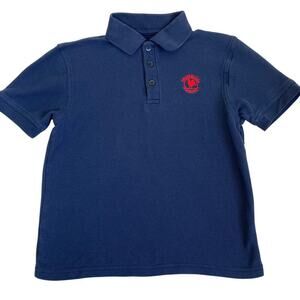 Dennis Primrose School Uniform Polo Shirt Navy Sz YM